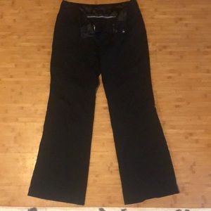 Black dressy bootcut/wide leg pant